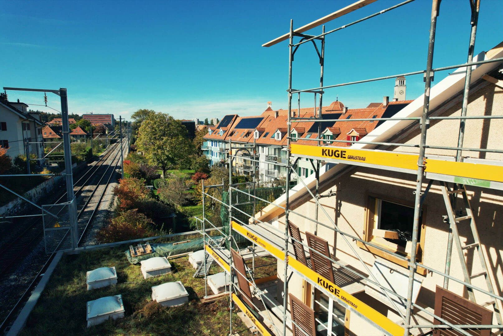 Fassadengerüste – Foto: KUGE Bau AG